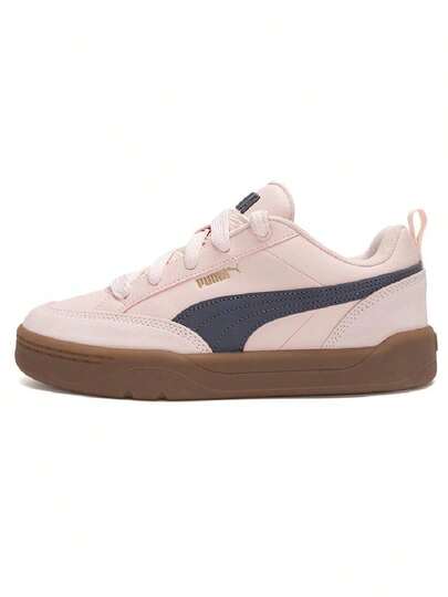 Puma 女款 Park Lifestyle OG 2026 夏季新款男女通用鞋 粉藍低筒休閒滑板鞋 397262-08