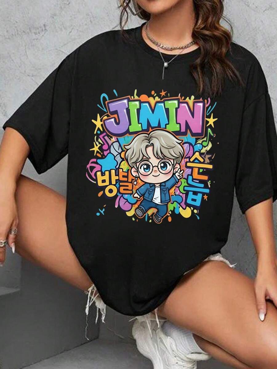 Women T-Shirts - Black - View 1