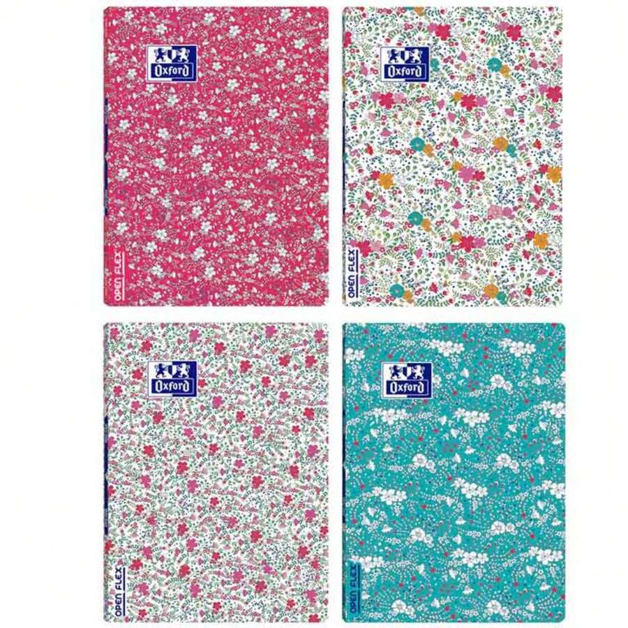 campus Oxford Easybook A5+ Stapled Notebook Plastic Cover 48 Sheets Grid 4 Mm. Oxford Easybook A5+ Notebooks In Pastel Colours - 花的 - 查看 1