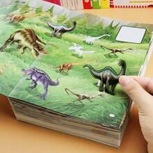 2 Dinosaur Sticker Books For Kids, Peel And Stick Activity Book For Travel, Educational Activity Book For Preschool Learning | Perfect Travel Toy, Birthday Gift For Boys & Girls - 2 Random Dinosaur Sticker Books - View 8
