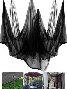 Durable Garden Insect Netting - Outdoor Mesh, Solid Color Insect Net, Large Canopy Mosquito Net, Large Four-Corner Mosquito Net, Bedroom Bed Canopy Mesh, Suitable For Yard And Garden Insect Protection, All-Season Use, Also Functions As Garden Fencing And Outdoor Privacy Screen, Sturdy And Durable Mesh Body - A - View 1