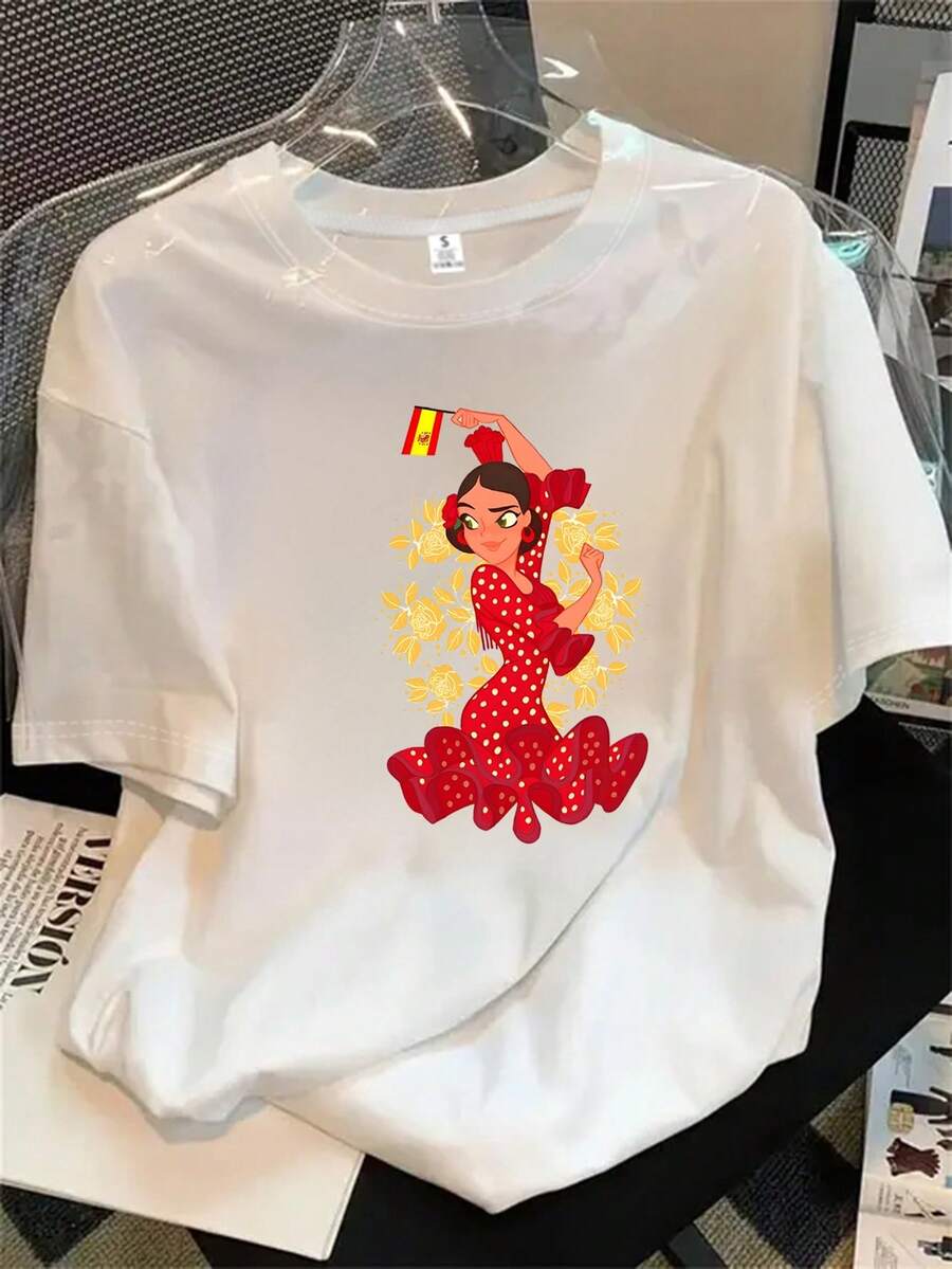 Halloween Graphic T-Shirt - White - View 1