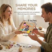 3 buah Album Foto Scrapbook Kertas Kraft Sampul Keras Kosong Ukuran 7x7 Inci, 40 Halaman, Cocok untuk Pernikahan, Pesta Ulang Tahun - 7 inci - View 7