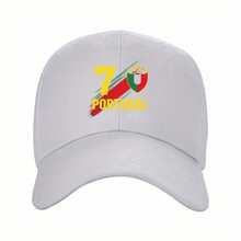 24-Hour Delivery From DE/FR/ES/IT | "7 Portugal" Sport Cap With Star & Stripe Visor – , Ideal For Outdoor Travel & Baseball Activities - A - 查看 9
