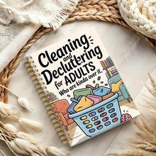 1 Aesthetic ADHD Cleaning Plan Spiral Notebook, Housework Cleaning Schedule And Checklist, Daily/Weekly/Monthly/Yearly Housekeeping Notebook, Professional House Management Log For Homemakers, Home Organization System, Daily Task Management, Spiral Notebook Organizer, Housework Management Notebook, Aesthetic Planner, Minimalist Organizer - A5 - View 2