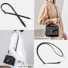 1pc PU Leather Replacement Shoulder Strap - 51 Inch Adjustable Length Crossbody Bag Strap With Gold Clasp And Buckle | Heavy-Duty Hardware, Suitable For DIY Handbag Making - New Model - View 6