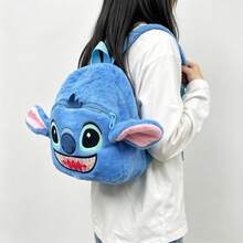 Lilo & Stitch 3D Pressure Resistance Plush Large-Capacity Backpack/Shoulder Bag With Adjustable Shoulder Straps, Suitable For Children And Both Boys And Girls, Perfect For School, Work, And Travel. Makes A Great Gift Or Accessory. - A - View 6
