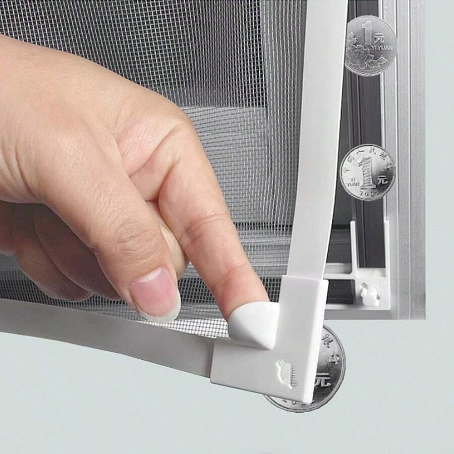 2026Magnetic Window Mosquito Net DIY Mesh Tulle Invisible Screen Curtain Customize Anti Insect Fly Flies,Lock Buckle,Windproof