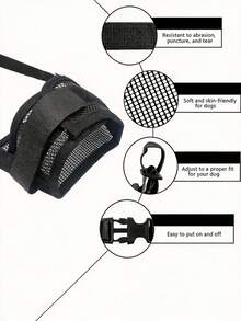 Adjustable Breathable Mesh Dog Muzzle - Anti-Barking And Biting, Comfortable Fit, Small To Large Dogs, Prevents Overeating And Barking, Durable Pet Muzzle - Multicolor - View 8