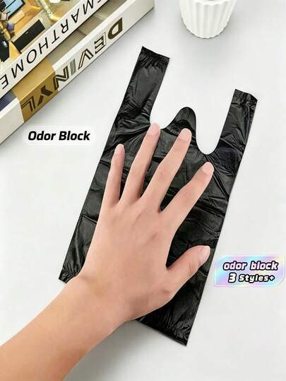 100/200/400 túi rác mini dùng một lần, kích thước 18cm x 29.3cm, túi rác nhựa nhỏ, chống rò rỉ và bền, khử mùi hiệu quả, thích hợp cho văn phòng, xe hơi, nhà bếp, phòng tắm, nhà cửa, phòng khách, ký túc xá, trường học và các nơi khác, túi đựng đồ dùng vệ sinh, vật dụng thiết yếu gia đình, quản lý chất thải.