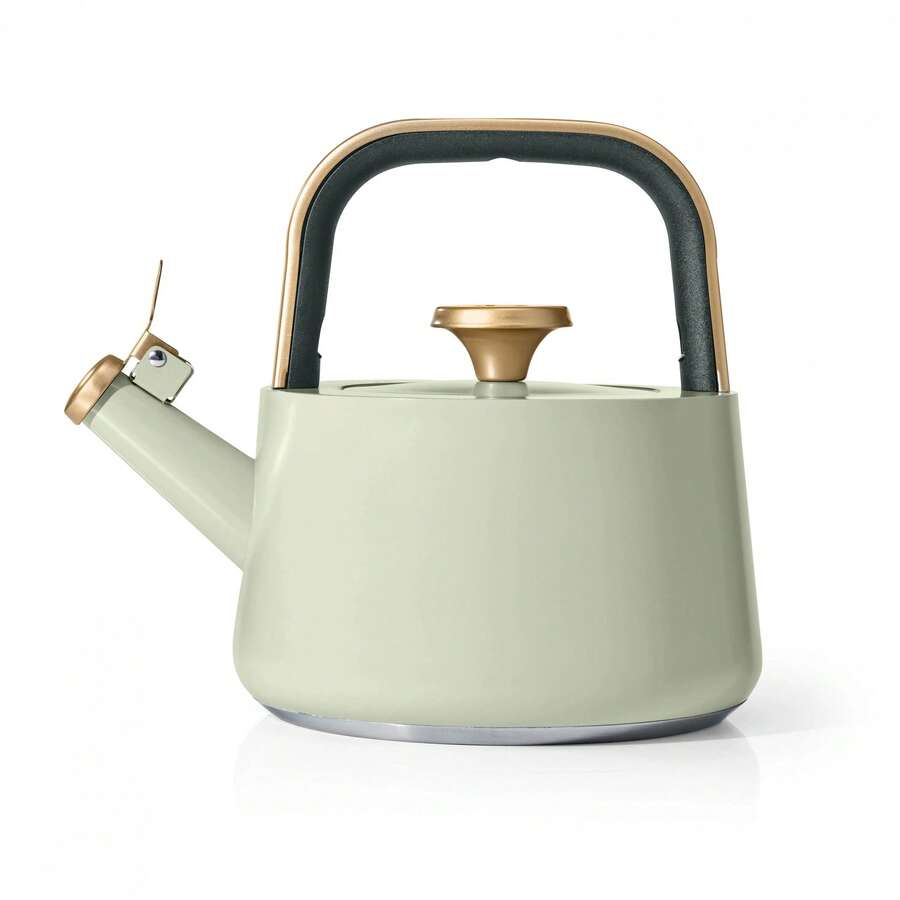 1.8L Ceramic Non-Stick Stovetop Tea Kettle, Sage Green - View 1
