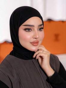 1 chiếc mũ Hijab, khăn choàng tức thì thời trang thường ngày thanh lịch, mũ trùm đầu thể thao có nút. Phong cách cổ điển tối giản thanh lịch khiêm nhường, chất liệu vải Modal mềm mượt, thoáng khí thoải mái, vành dài, khăn choàng tức thì đa năng dùng làm mũ trùm đầu thể thao turban. Phù hợp cho cuộc sống hàng ngày, lễ hội, tụ họp, thờ phụng - Nhiều màu - Xem 9