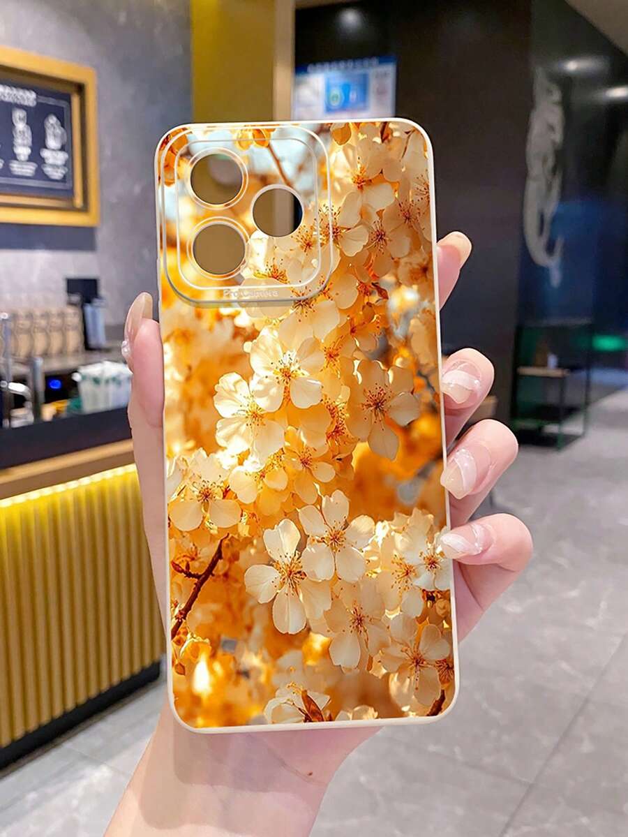 1 ốp lưng điện thoại chống rơi in hoa văn UV màu be, tương thích với Samsung/Galaxy///// các mẫu Android - Màu be - Xem 1