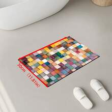 1pc, Home Decor, Puppy Pattern Print, Diatom Mud Mat, Easy To Clean, 3D Print Rectangular, Suitable For Entrance, Living Room, Kitchen, Bedroom, Hallway, Bathroom, Laundry Room - Polyester Mat, Suitable For Indoor And Outdoor Home Decor - Multicolor - View 12