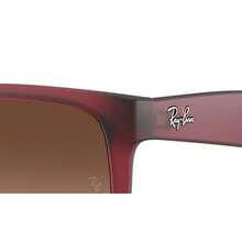 Ray-Ban 54mm Polarized Gradient Square Sunglasses |  | Men Sunglasses - 紫色 - 查看 6