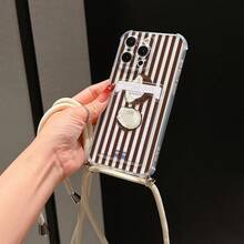 Transparent Card Slot Phone Case, Compatible With IPhone, Galaxy, Compatible With Honor, And Other Models, Transparent Wallet-Style Silicone Back Cover, Shock-Proof, Waterproof, Anti-Fall, Scratch-Resistant - Multicolor - View 4