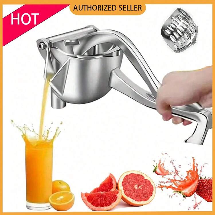 Efficient Juice Extractor Manual Aluminum Juicer, Ergonomic Design Fruit Juicer For Pomegranate, Citrus & Fruits, Compact Easy To Use Home Kitchen Tool - 1 CÁI - Xem 9