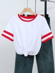 Disney T-Shirt "Disney" Snow White Dreamy Fairy Tale Style Printed Pattern With Cute Cartoon Character And Accessory Ele - White - View 2