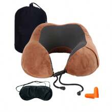 Travel Neck Pillow U-Shaped Pillow Portable Pillow Airplane Pillow Car Pillow Office Nap Pillow - Blue - View 11