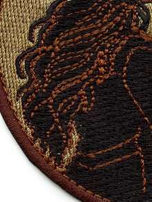 1pc "Born Free, Go With The Wind" Western Music Embroidered Patch Heat Transfer - Multicolor - View 4