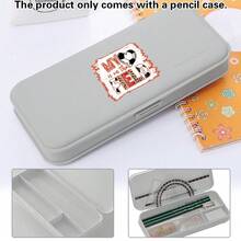 Multi Compartment Pencil Box With Secure Latch Closure Durable Lightweight Design Ideal For Organizing Pens Pencils Markers And Other Stationery Perfect For Students Office Use And Travel - Light Grey - View 14