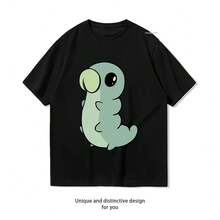 T-shirt Gruby di Hollow Knight per donne e uomini, estiva, in cotone, grafica a cartone animato, t-shirt classica a girocollo, manica corta, regalo, t-shirt - 265161-B - Visualizzare 2