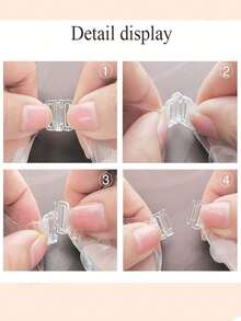 Transparent Adhesive Bra For Women, With Detachable Clear Shoulder Straps, Seamless Push-Up Bra Suitable For Backless & Strapless Dresses - Multicolor - View 8