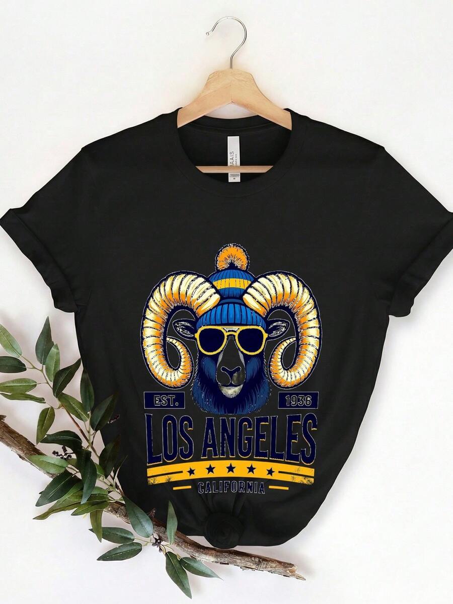 Sudadera unisex con el logo del club de béisbol Los Angeles Dodgers-4 - Negro 4 - Ver 1