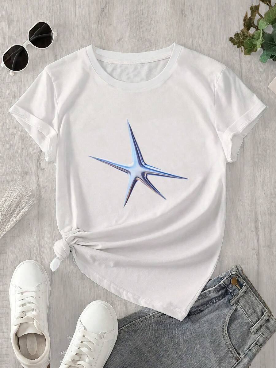 Halloween Graphic T-Shirt - White - View 1