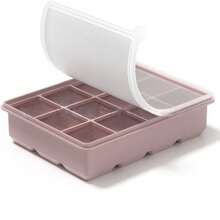 带盖硅胶冰格 - 硅胶冷冻食品模具 - 大号冰格，硅胶冷冻储存容器，适用于冷冻和储存汤、酱汁、肉汤、剩菜 - 可制作 4 块完美的 1 杯冰块 - 多 - 查看 10