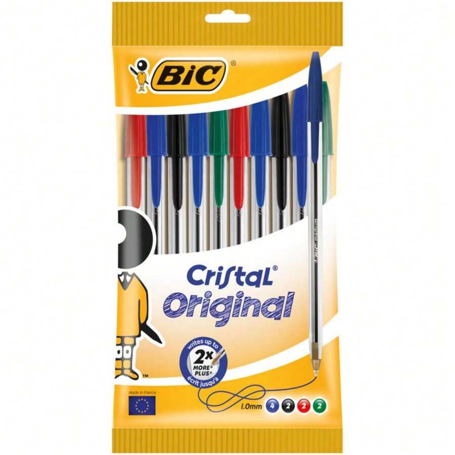 campus Ballpoint Pens - 顏色隨機 | 包裝:10 個 - 查看 1