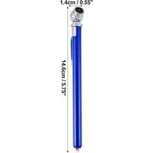 2026  2pcs 10-100PSI Dual Head Stainless Steel Truck Pen Tyre Tire Air Pressure Gauge Grip Air Gauge For Bike ATV Car SUV Large Vehicle Tester Blue - Blue - View 5