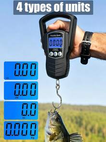[Bestselling Product] 50kg Large Capacity Portable Pocket Scale, Handheld Electronic Scale, Easy To Store, High-Definition Display, Multiple Unit Switching, Suitable For Shopping Malls, Luggage Check-In, And Other Scenarios. Battery Not Included. - Multicolor - View 8