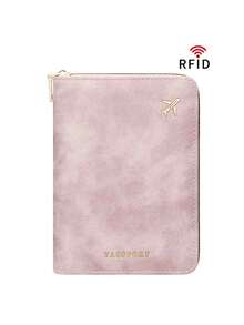 Zippered Passport Holder With ID And Credit Card Slots, Portable Foldable Storage Bag, Travel Essential Document Organizer, Fashion Design, Suitable For All Seasons, Travel Essential Accessory, Lightweight And Waterproof, Perfect For Airplane, Vacation, Summer Travel. - Multicolor - View 15
