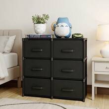Wardrobe Storage, Autumn Decorative Home Furnishings. Multi-Functional, Medium-Sized Optional, Cube Storage Cabinet With Drawers, Dustproof Wardrobe, Shelves, Shoe Rack, Shoe Cabinet, Freestanding Display Rack, Free Assembly - Multicolor - View 2