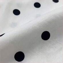 WNS Vestido casual y elegante de mujer con cuello cuadrado sin mangas, a lunares en blanco y negro, silueta ajustada, adecuado para el trabajo o citas, falda larga en línea A, apropiado para verano y primavera, vestido elegante para fiestas, ropa exterior, vestido de vacaciones, vestido a lunares - Negro01 - Ver 7