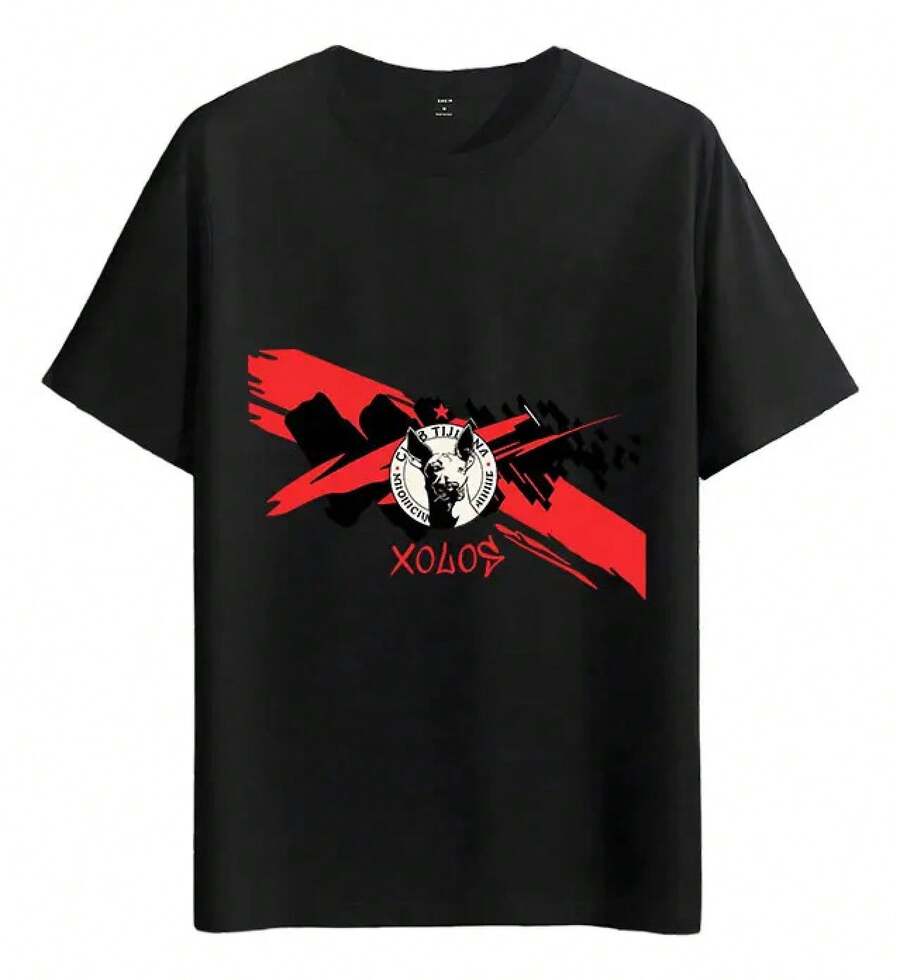 Muscle Freaks Xolos T-Shirt, Club Tijuana Style - Black - View 1