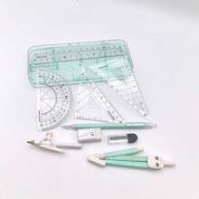 9pcs/Set Stationery Set Including Compass, Ruler And Math Drawing Tools, Suitable For Students - Sets - View 11