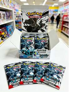 Cheap TCG Black Bolt Limited Collector's Edition Booster Box Toy First Generation BW Series Out Of Print Dual Legendary Theme Cards Featuring Classic Zekrom And Kyurem Rare Images Including All Popular Cards From The First Generation Black And White Era Perfect Birthday Gift Collector's Gift Exquisite Gifts Premium Gift Popular Party Favor Collector's Party Favor Creative Bachelorette Party Favor Single Party Collector's Item Essential Back To School Collector's Party Favor TCG Collector's Cards - View 7