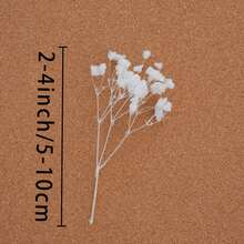 25/50/100/300pcs Artificial Mini Star Confetti - For Resin Mold Art And Crafts, Hair Accessories, Wedding Garlands, Table Flowers, Home Decor, Etc. - White 4 - View 6