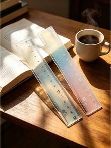 1pc/5pcs/15pcs 15cm Single-Sided Scale Transparent Plastic Straight Ruler, Suitable For Classroom Learning, Office Drawing, Essential School Supplies For Students, Back To School - Single Piece - View 6
