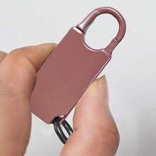 Mini Motorcycle Helmet Lock, 3 Digit Combination Anti-Theft Portable Bicycle Lock, Hardened Steel Bike Cable Lock For Helmets, Bicycles, Luggage, Backpacks, Electric Scooter, Strollers Etc - Brown - View 3