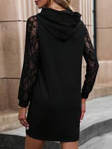 Women Short Dresses - Army Green - View 10