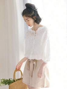 Women Tops - White - View 4