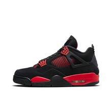 Nike Jordan Air Jordan 4 Retro "Red Thunder" - Treny Mid-Top Retro Basketball Shoes, Unisex, Black/Red - CT8527-016 - 查看 9