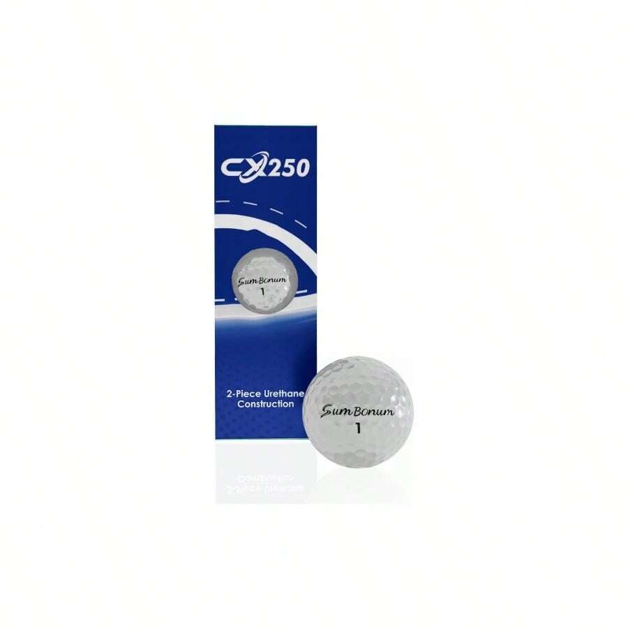 Premium Urethane Balls, High Spin Soft Feel U2013 Flex Core Technology Maximum Distance Control U2013 332 Micro - Dimple Design Improved Aerodynamics - 3PC - View 1