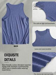 American Flag Heart Print Sleeveless Vest - Patriotic Casual Women's Vest For Independence Day Celebrations 2026 Summer Tops - 藏蓝色 - 查看 6