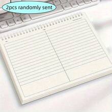 1 B5 Size Flip Spiral Notebook - Thick Paper Pages, Matte Cover, Horizontal Layout, Suitable For University Exam Preparation, Study Notes And Corrections. College Notebook | Matte Cover Notebook | Spiral Binding, School Notebook - One Size Fits All - View 9