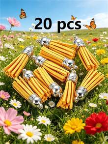 20/500/Pcs 鑰匙圈流蘇，大宗皮革流蘇，用於珠寶製作，彩色麂皮流蘇吊飾鑰匙圈手工DIY配件 - 彩色 - 查看 45