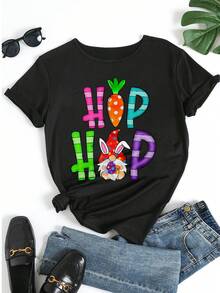 Women T-Shirts - Black - View 5